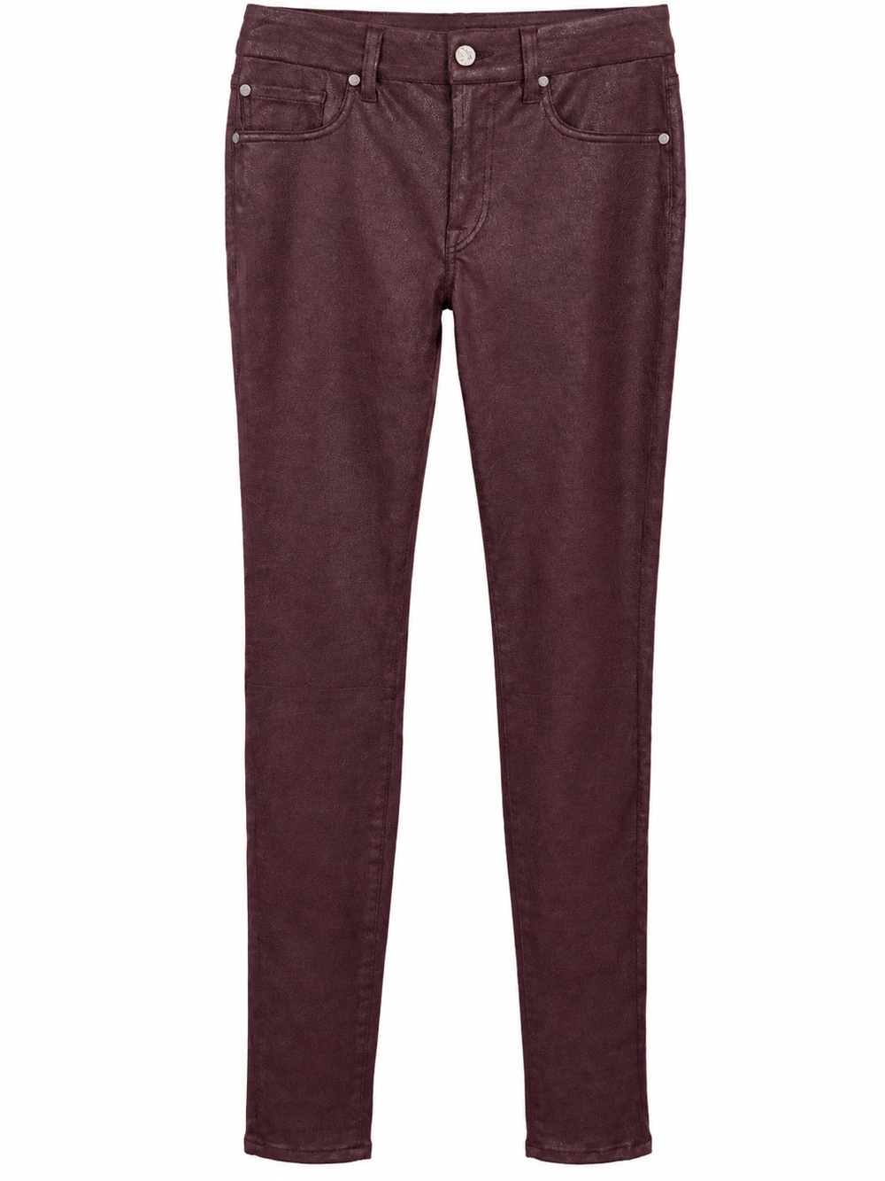 7 For All Mankind Skinny Jeans in Deep Wine size 29